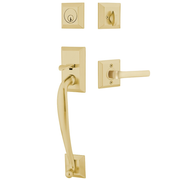 Emtek Franklin Tubular Entryset Sectional with Spencer Lever