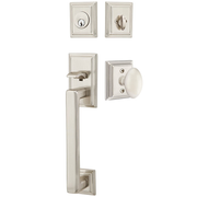 Emtek Hamden Tubular Entryset Sectional with Egg Knob