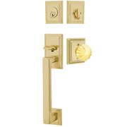 Emtek Hamden Tubular Entryset Sectional with Melon Knob