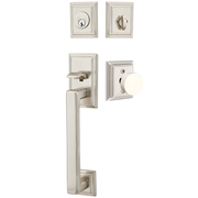Emtek Hamden Tubular Entryset Sectional with Round Knob