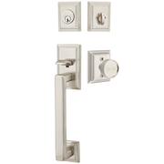Emtek Hamden Tubular Entryset Sectional with Verve Knob
