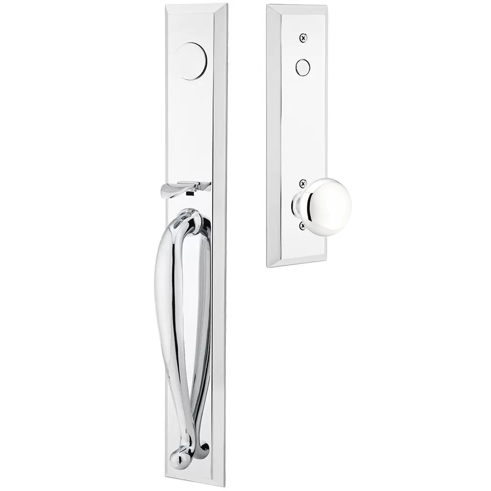 Emtek Jefferson Tubular Entryset Full Length with Providence Knob