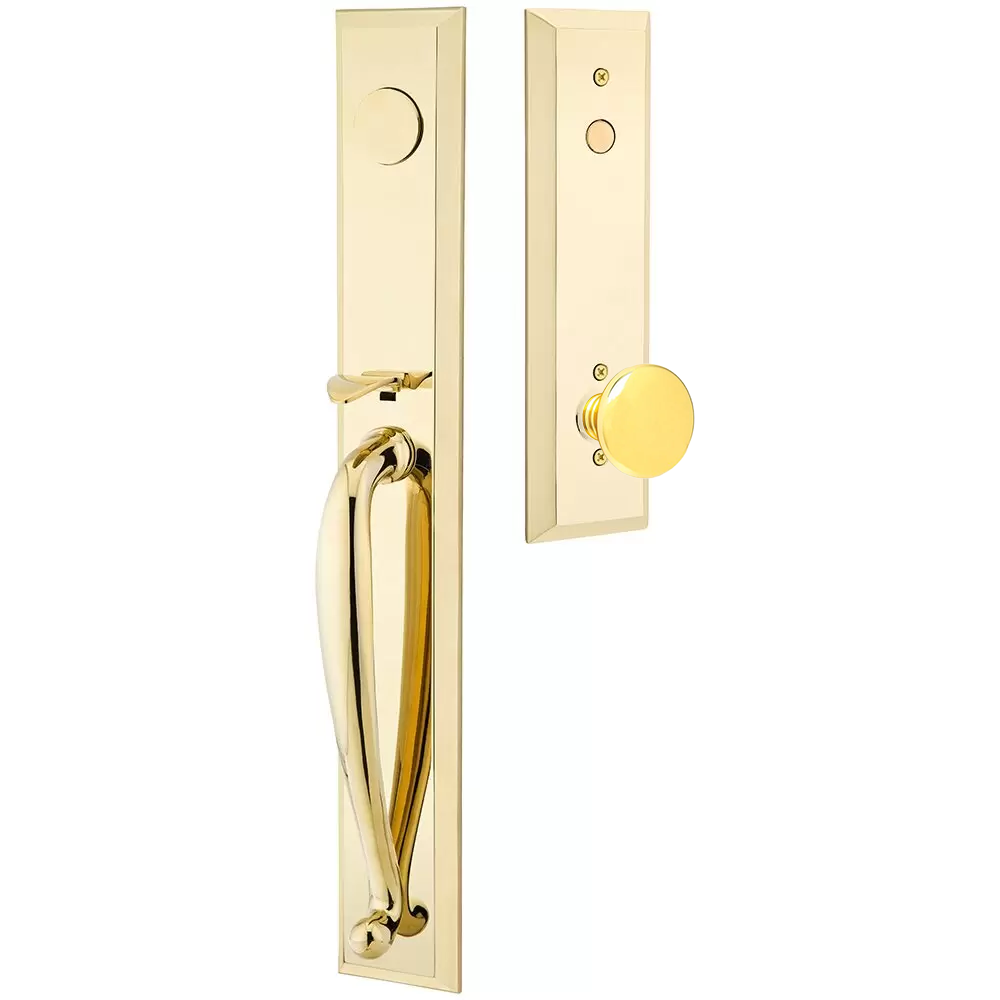 Emtek Jefferson Tubular Entryset Full Length with Providence Knob