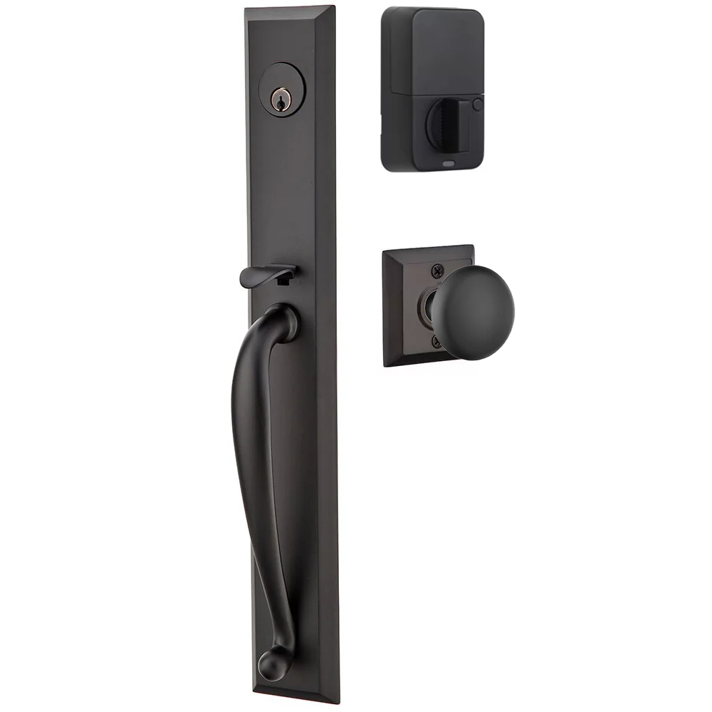 Emtek Jefferson Tubular Entryset Full Length with Providence Knob