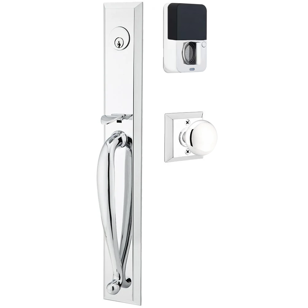 Emtek Jefferson Tubular Entryset Full Length with Providence Knob