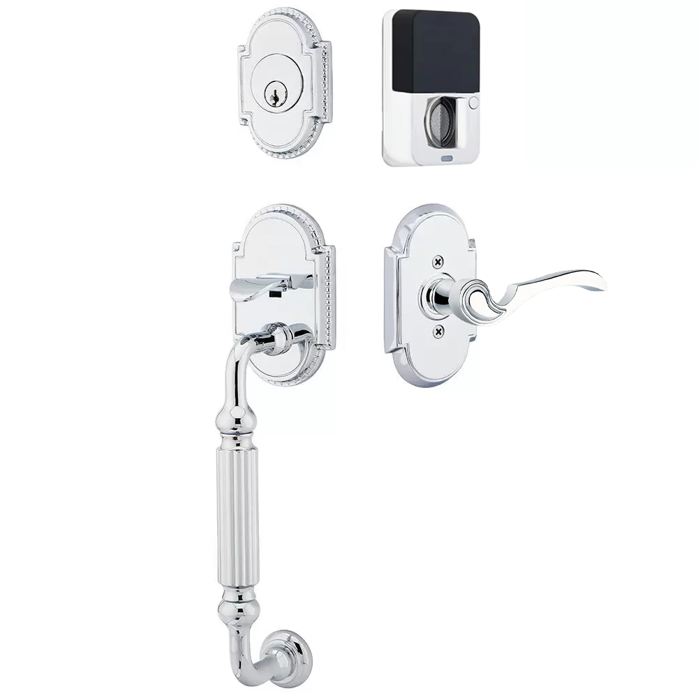 Emtek Knoxville Tubular Entryset Sectional with Coventry Lever