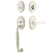 Emtek Knoxville Tubular Entryset Sectional with Geneva Lever