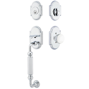 Emtek Knoxville Tubular Entryset Sectional with Laurent Knob