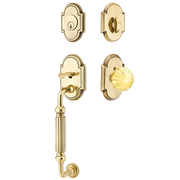 Emtek Knoxville Tubular Entryset Sectional with Melon Knob