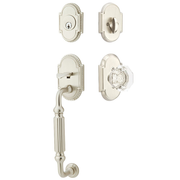 Emtek Knoxville Tubular Entryset Sectional with Old Town Knob