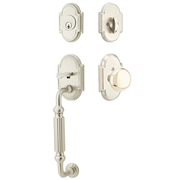 Emtek Knoxville Tubular Entryset Sectional with Providence Knob