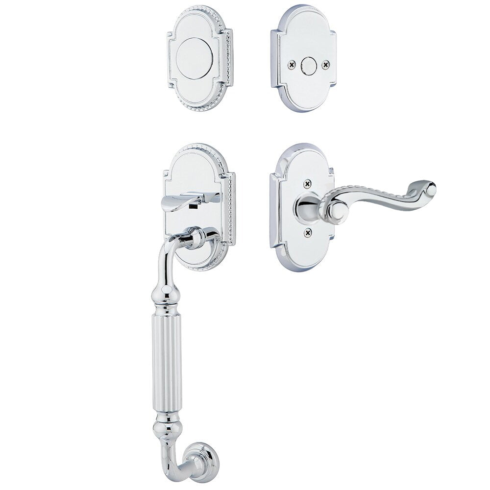 Emtek Knoxville Tubular Entryset Sectional with Rope Lever