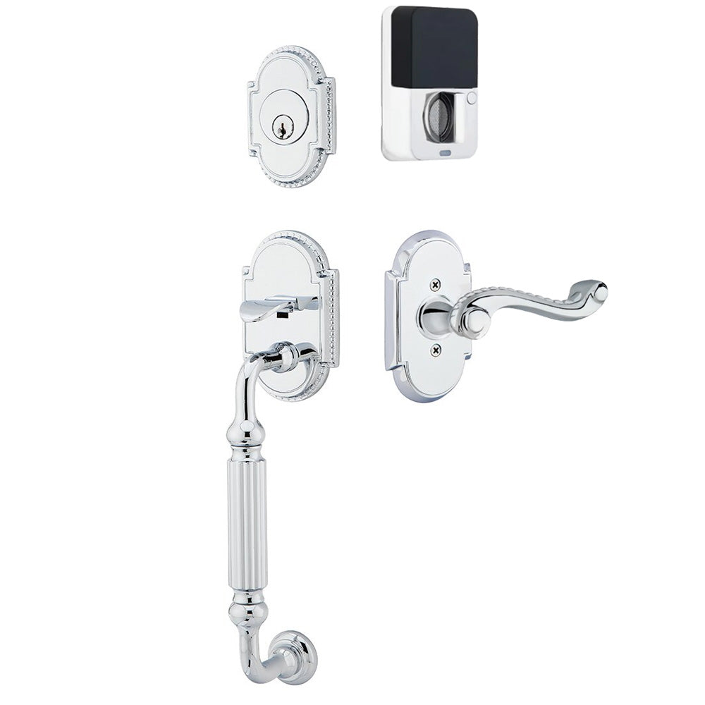 Emtek Knoxville Tubular Entryset Sectional with Rope Lever