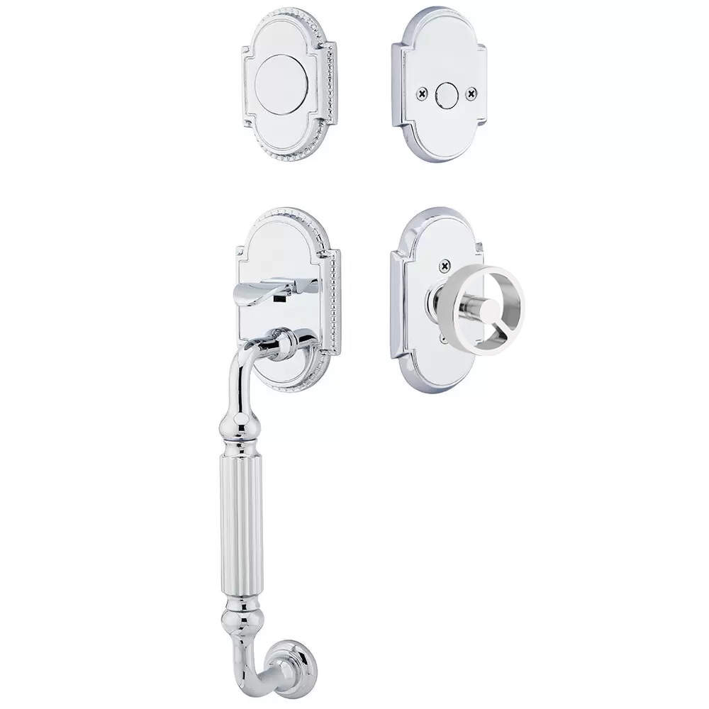 Emtek Knoxville Tubular Entryset Sectional with Spoke Knob