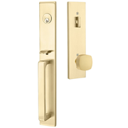 Emtek Lausanne Tubular Entryset Full Length with Freestone Knob