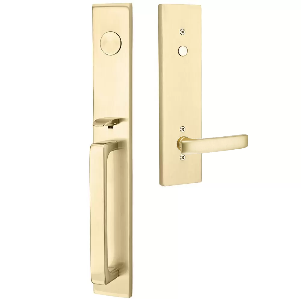 Emtek Lausanne Tubular Entryset Full Length with Geneva Lever