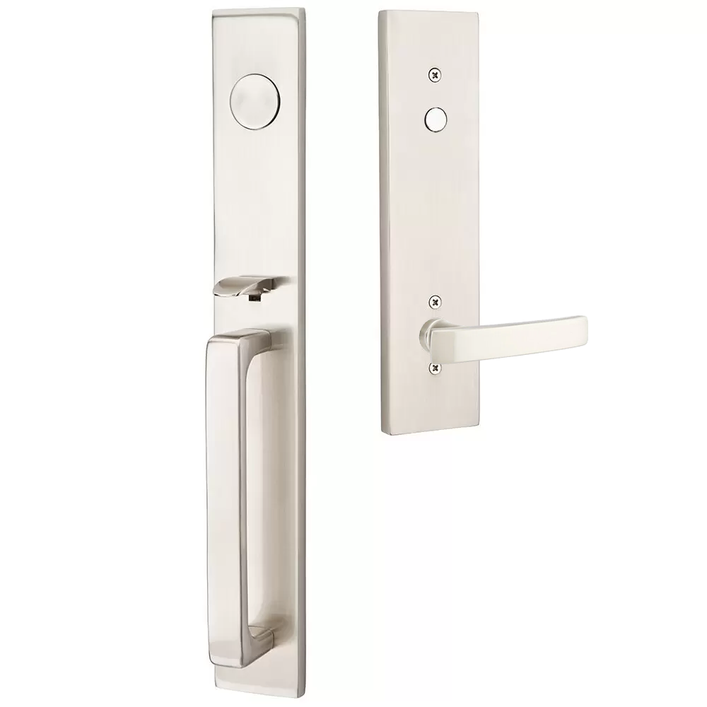Emtek Lausanne Tubular Entryset Full Length with Geneva Lever