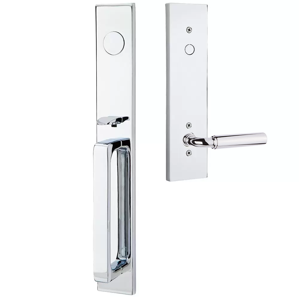 Emtek Lausanne Tubular Entryset Full Length with Manning Lever