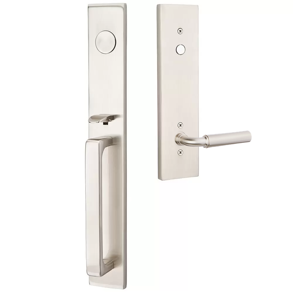 Emtek Lausanne Tubular Entryset Full Length with Manning Lever