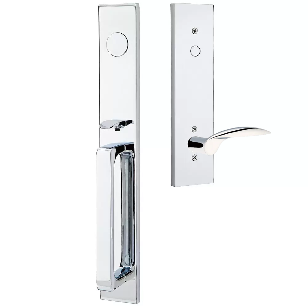 Emtek Lausanne Tubular Entryset Full Length with Mercury Lever