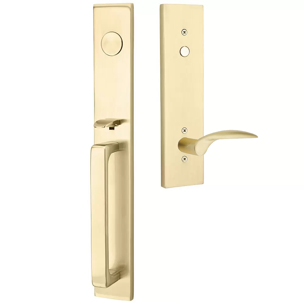 Emtek Lausanne Tubular Entryset Full Length with Mercury Lever