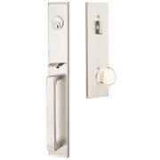 Emtek Lausanne Tubular Entryset Full Length with Providence Knob