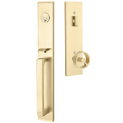 Emtek Lausanne Tubular Entryset Full Length with Spoke Knob