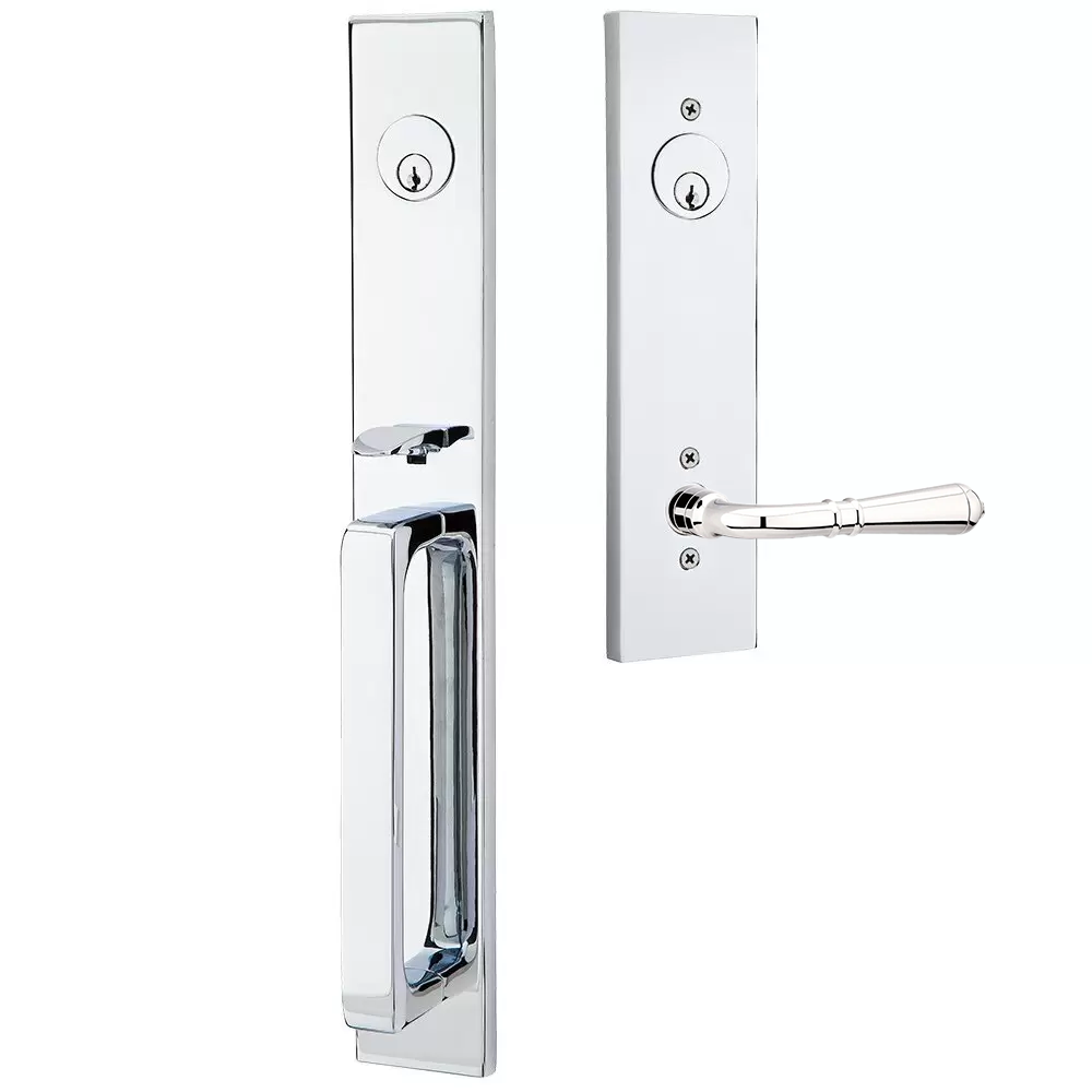 Emtek Lausanne Tubular Entryset Full Length with Turino Lever
