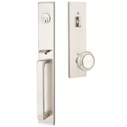 Emtek Lausanne Tubular Entryset Full Length with Norwich Knob