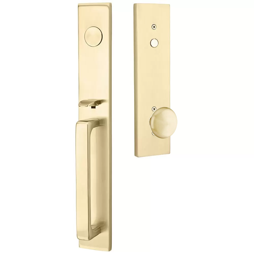 Emtek Lausanne Tubular Entryset Full Length with Providence Knob