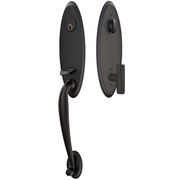 Emtek Marietta Tubular Entryset Monolithic with Ace Knob