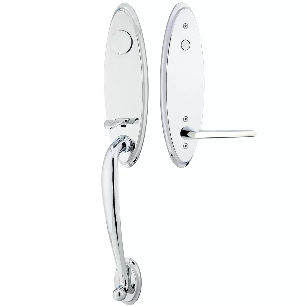 Emtek Marietta Tubular Entryset Monolithic with Helios Lever