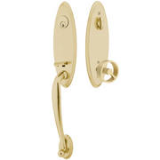 Emtek Marietta Tubular Entryset Monolithic with Spoke Knob