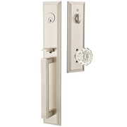 Emtek Melrose Tubular Entryset Full Length with Astoria Glass Knob