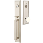 Emtek Melrose Tubular Entryset Full Length with Round Knob