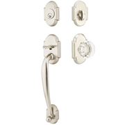 Emtek Nashville Tubular Entryset Sectional with Old Town Knob