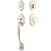 Emtek Nashville Tubular Entryset Sectional with Providence Knob