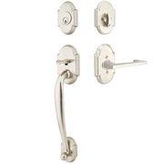 Emtek Nashville Tubular Entryset Sectional with Argos Lever