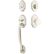 Emtek Nashville Tubular Entryset Sectional with Bern Knob