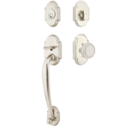 Emtek Nashville Tubular Entryset Sectional with Norwich Knob