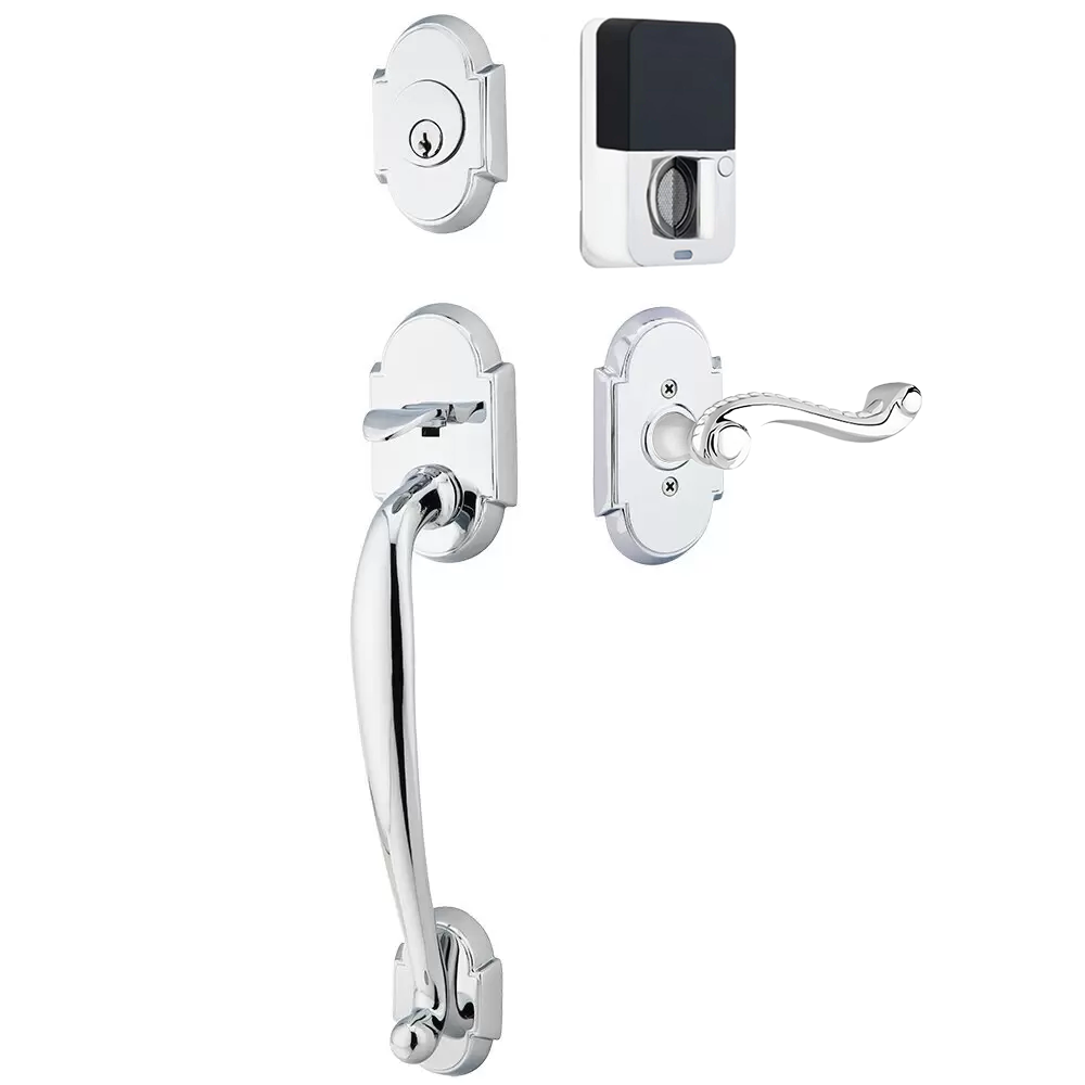 Emtek Nashville Tubular Entryset Sectional with Rope Knob