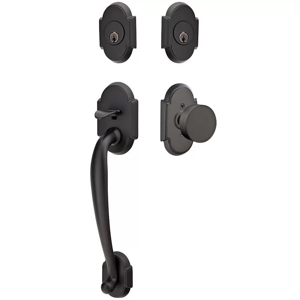 Emtek Nashville Tubular Entryset Sectional with Round Knob