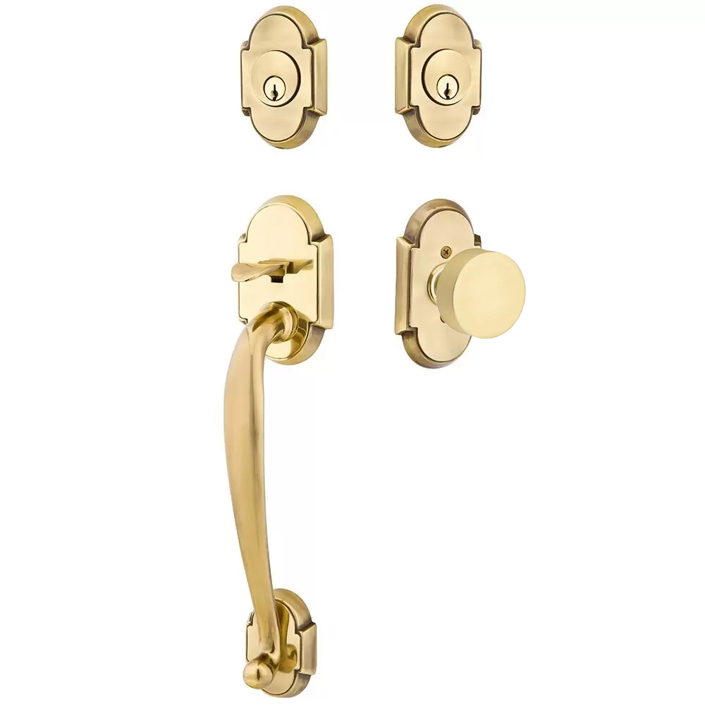 Emtek Nashville Tubular Entryset Sectional with Round Knob