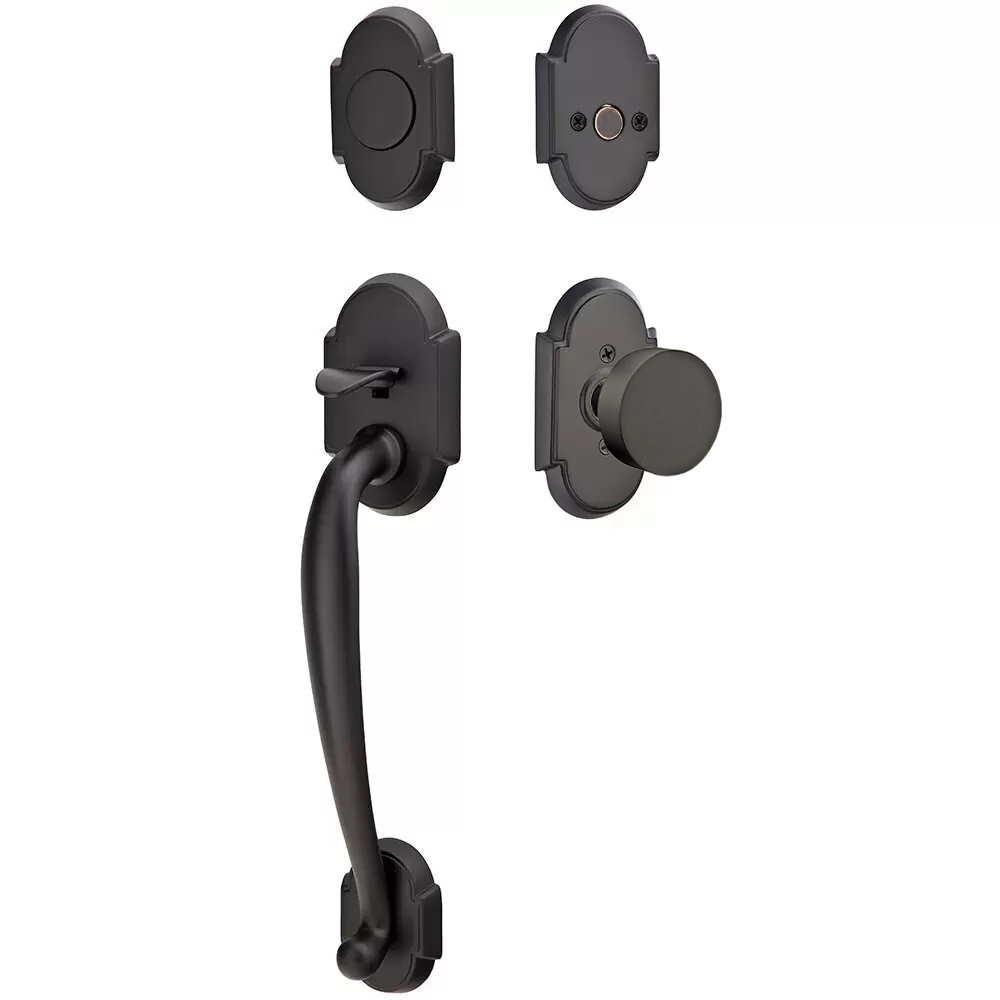 Emtek Nashville Tubular Entryset Sectional with Round Knob