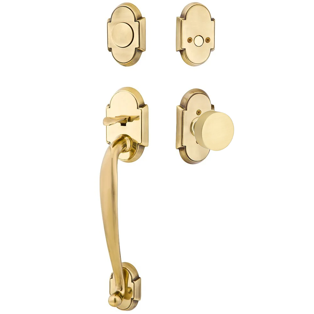 Emtek Nashville Tubular Entryset Sectional with Round Knob