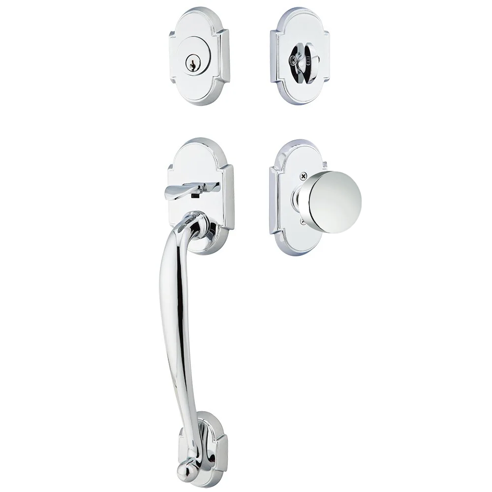 Emtek Nashville Tubular Entryset Sectional with Round Knob