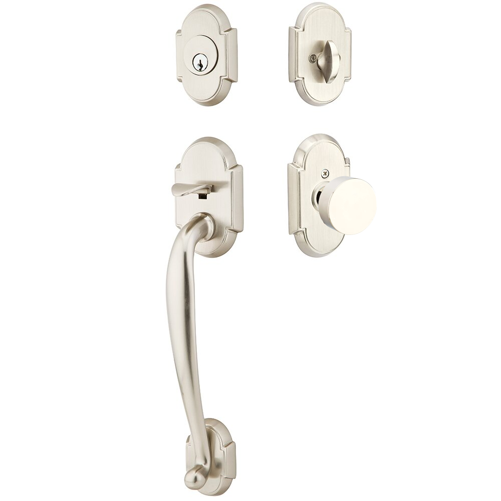 Emtek Nashville Tubular Entryset Sectional with Round Knob