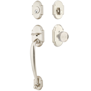 Emtek Nashville Tubular Entryset Sectional with Verve Knob