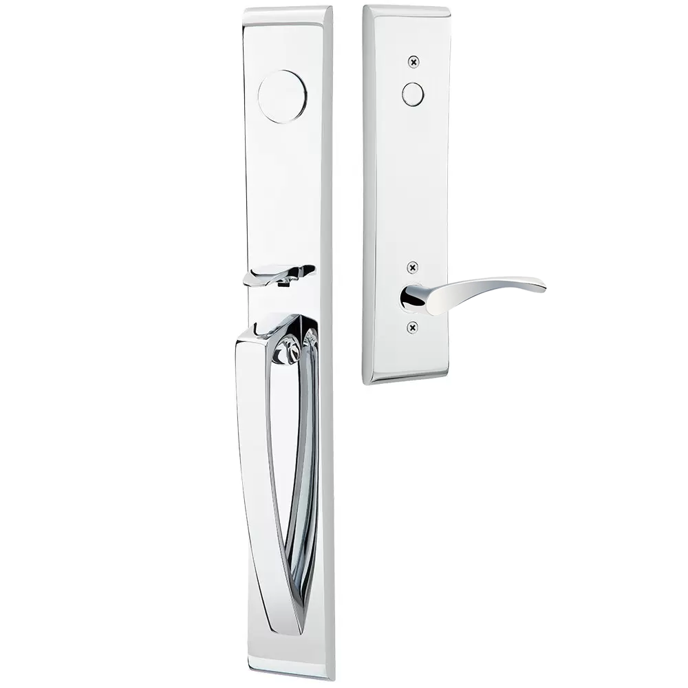 Emtek Orion Tubular Entryset Full Length with Triton Lever