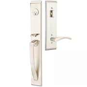 Emtek Orion Tubular Entryset Full Length with Triton Lever